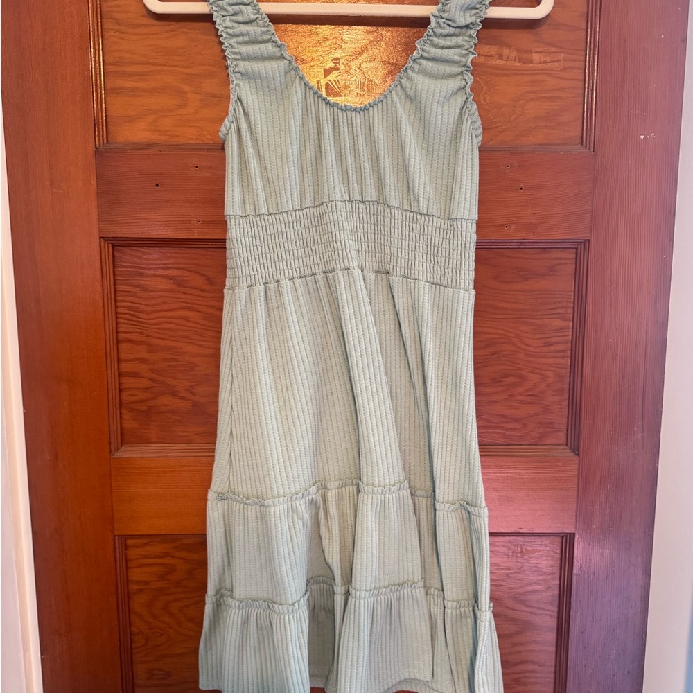 Green Sleeveless Dress